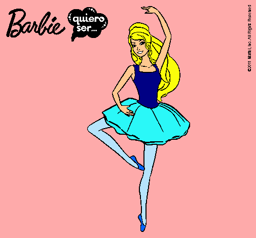 Dibujo Barbie bailarina de ballet pintado por carla1234