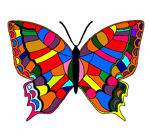 Dibujo Mariposa pintado por bizz