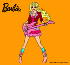 Dibujo Barbie guitarrista pintado por SUSANA23