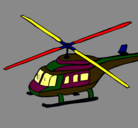 Dibujo Helicóptero  pintado por diego1155