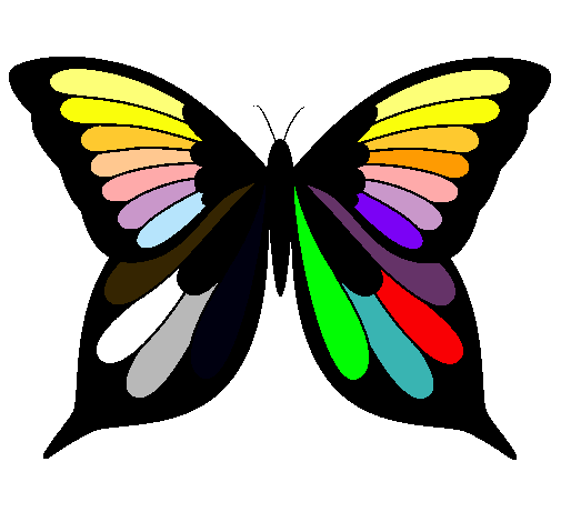 Dibujo Mariposa pintado por onegato