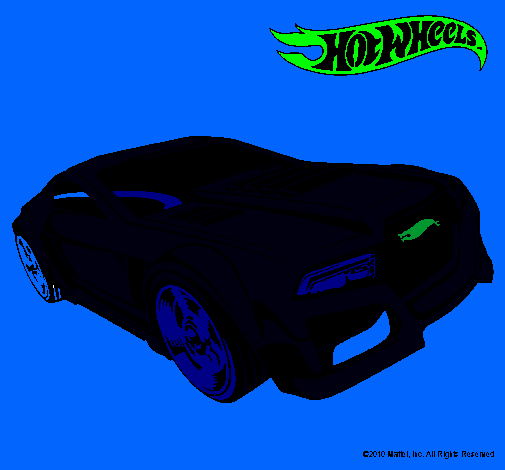 Dibujo Hot Wheels 5 pintado por nachit