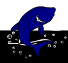 Dibujo Tiburón pintado por ihhhjjhfdgff