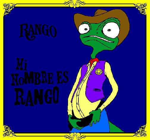 Dibujo Rango pintado por Luiny