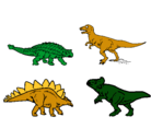 Dibujo Dinosaurios de tierra pintado por hggggfgx