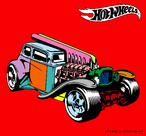 Dibujo Hot Wheels 6 pintado por franciscojesus