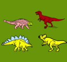 Dibujo Dinosaurios de tierra pintado por jeruu
