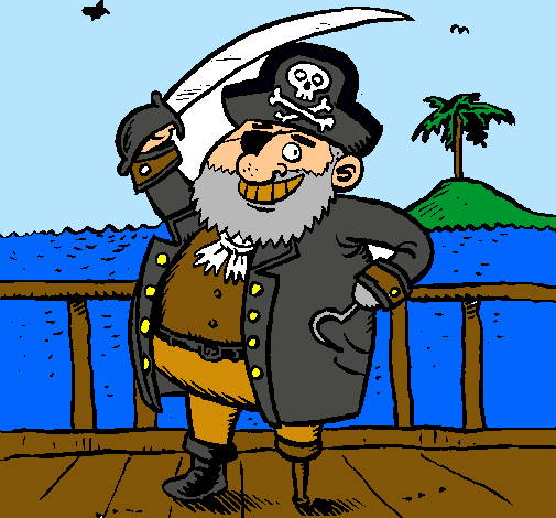 Dibujo Pirata a bordo pintado por johanrojaz