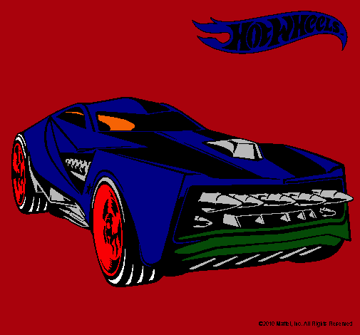 Dibujo Hot Wheels 12 pintado por arianarb9