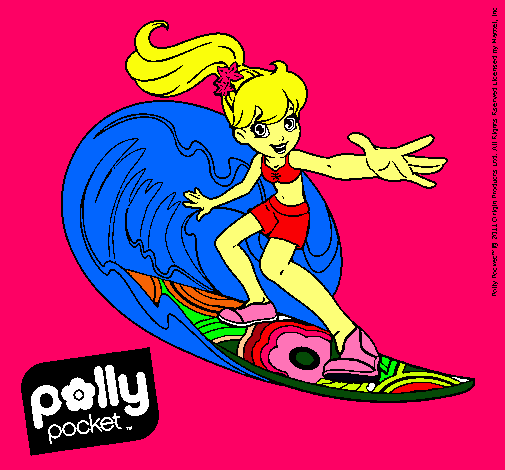 Dibujo Polly Pocket 4 pintado por bizz