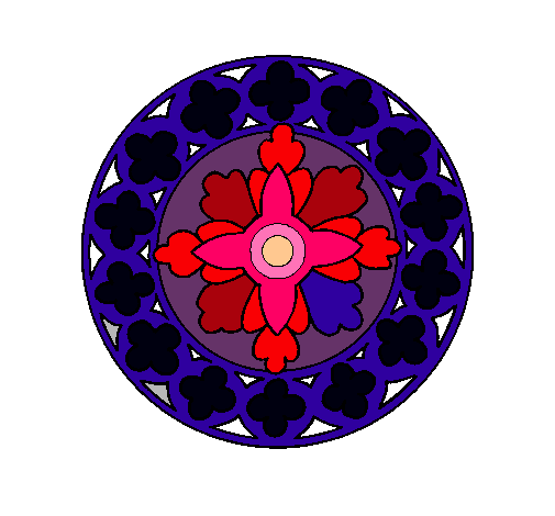 Dibujo Mandala 21 pintado por nani2