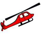 Dibujo Helicóptero de juguete pintado por guerra