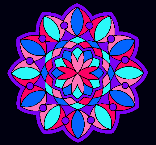 Dibujo Mandala 20 pintado por Albaa