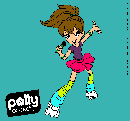 Dibujo Polly Pocket 2 pintado por aeren