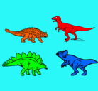 Dibujo Dinosaurios de tierra pintado por reinoza
