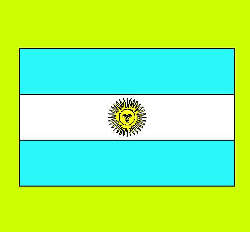 Dibujo Argentina pintado por Candelaaa