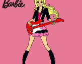 Dibujo Barbie guitarrista pintado por lady16makeup