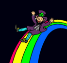 Dibujo Duende en el arco iris pintado por Luciiaanaa