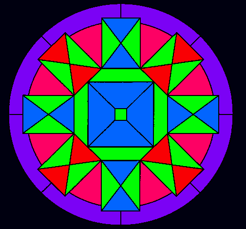 Dibujo Mandala 30 pintado por J-betto