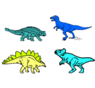 Dibujo Dinosaurios de tierra pintado por uiuouo