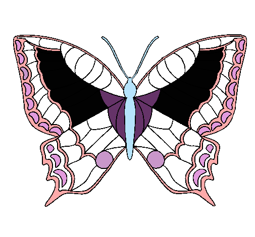 Dibujo Mariposa pintado por arcoiris03