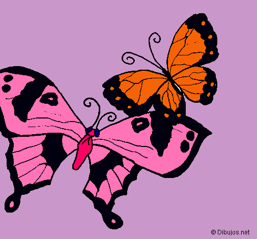 Dibujo Mariposas pintado por fanyjazmin