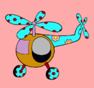 Dibujo Helicóptero adornado pintado por sherlin