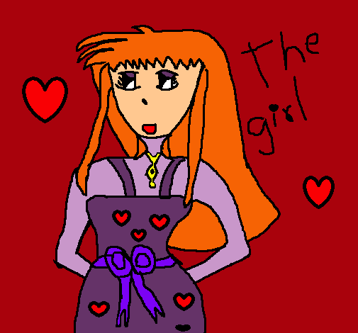 Dibujo The girl pintado por sabrinaver