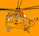 Dibujo Helicóptero al rescate pintado por isikisi
