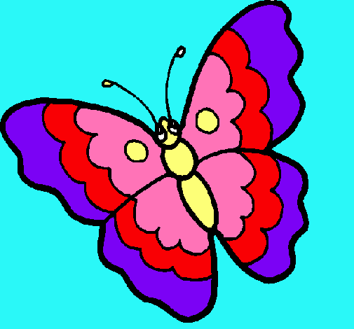 Dibujo Mariposa pintado por luci02