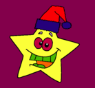 Dibujo estrella de navidad pintado por ivonnemilen