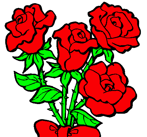 Dibujo Ramo de rosas pintado por JOSEFAANAIS