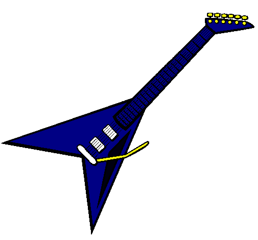 Dibujo Guitarra eléctrica II pintado por babasonicben