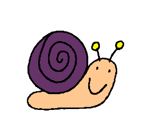 Dibujo Caracol 4 pintado por melanieher