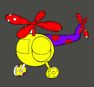 Dibujo Helicóptero adornado pintado por fgdhrtytu2