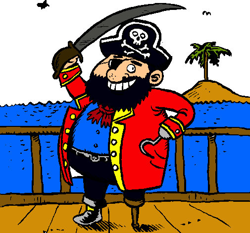 Dibujo Pirata a bordo pintado por maiispec