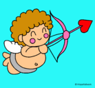 Dibujo Cupido pintado por lulitaxz