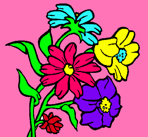 Dibujo Flores pintado por Christine