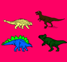 Dibujo Dinosaurios de tierra pintado por pot-fes