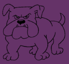 Dibujo Perro Bulldog pintado por palomitax