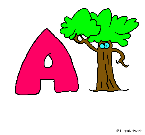 Dibujo Árbol pintado por abigail_30