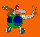Dibujo Helicóptero adornado pintado por samuelsalg