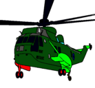 Dibujo Helicóptero al rescate pintado por anderson