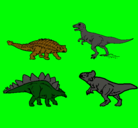 Dibujo Dinosaurios de tierra pintado por yuiom