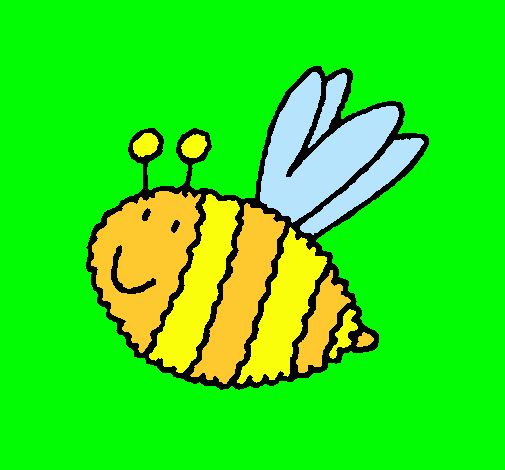 Dibujo Abeja 4 pintado por mari_guerrita