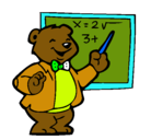 Dibujo Profesor oso pintado por belennn
