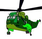 Dibujo Helicóptero al rescate pintado por yovan4291