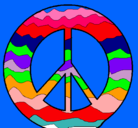 Dibujo Símbolo de la paz pintado por AVARTAR