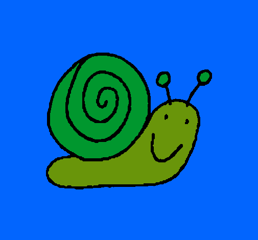 Dibujo Caracol 4 pintado por alanmistiko