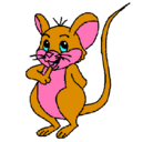 Dibujo Ratón pintado por yesling
